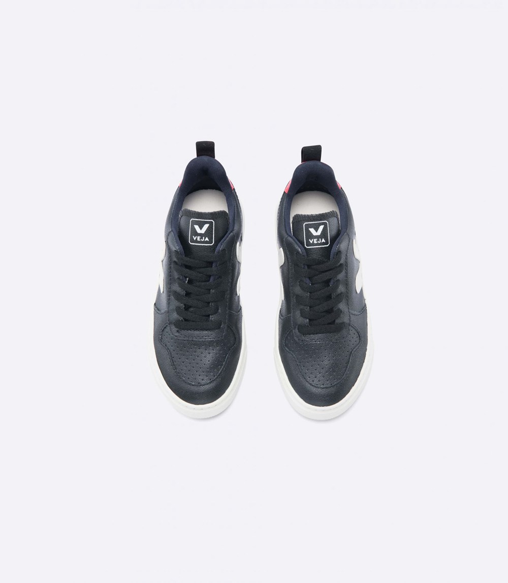 Veja Sneakers Kids - V-10 Cwl - Black - 9850NIUYF